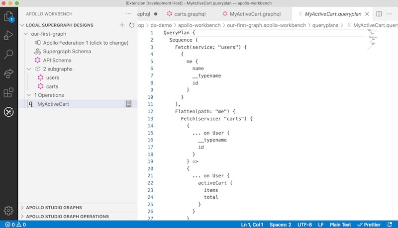 Intelligent code completion while creating operations