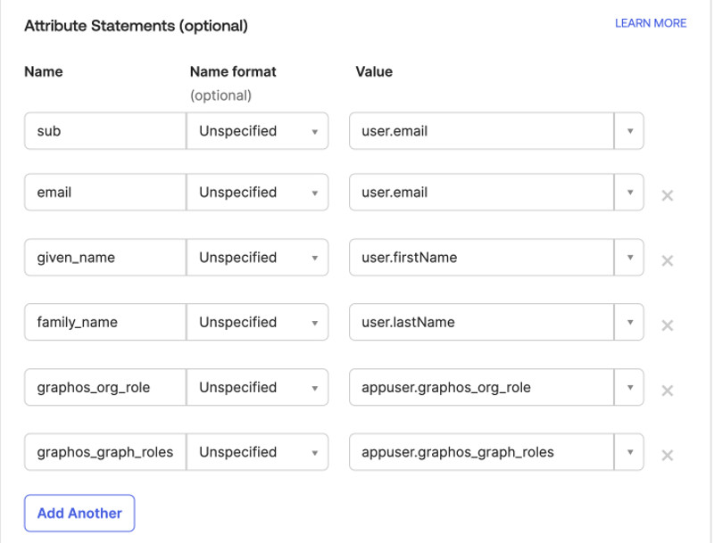 Okta profile editor