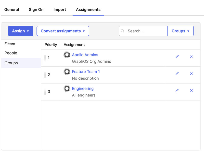 Okta profile editor