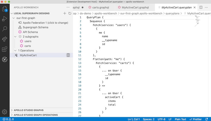 Intelligent code completion while creating operations