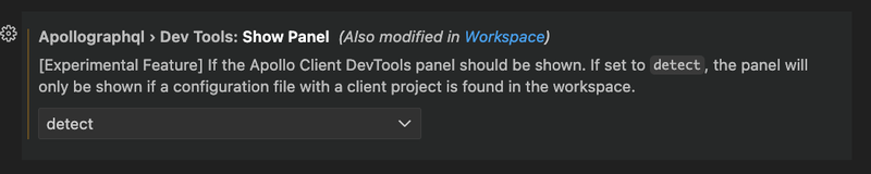 A screenshot of the VS Code settings dialog focusing on the 'Show Panel' option