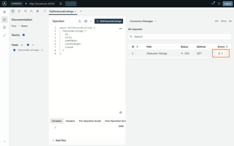 Connectors Debugger